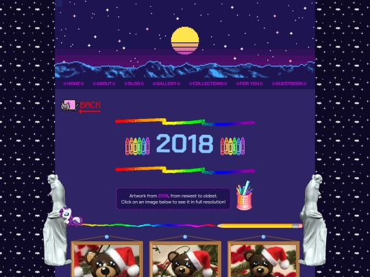gallery/year/2018 screenshot