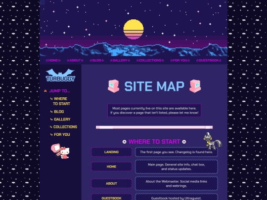 home/sitemap screenshot