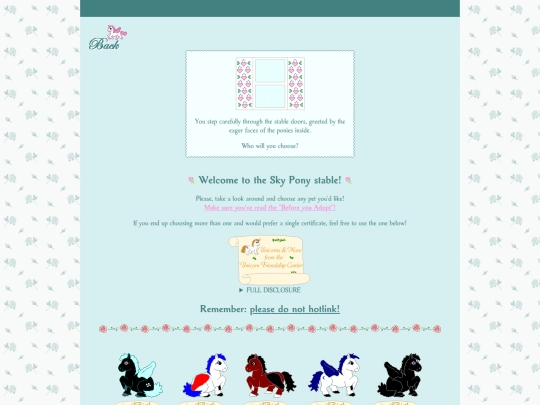 unicorn-friendship-center/stables/skyponies screenshot