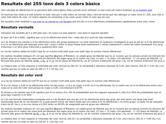 colorsresults screenshot