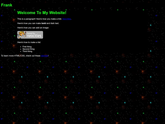 index screenshot