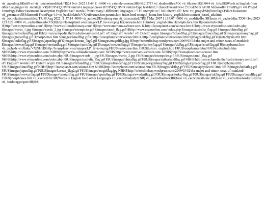 _vti_pvt/words_from_otherlingos screenshot