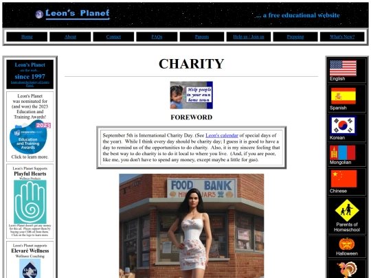 charity screenshot