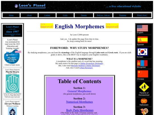 morphemes screenshot