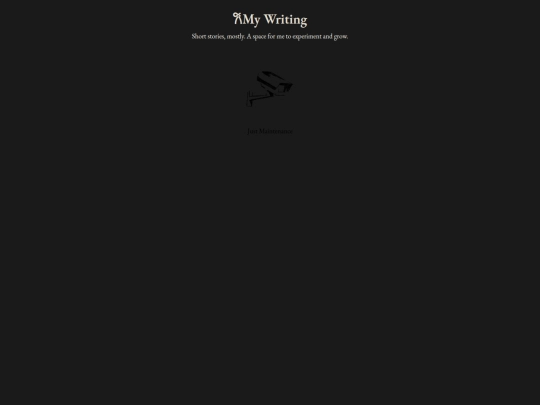 writing screenshot
