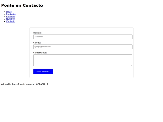 contacto screenshot
