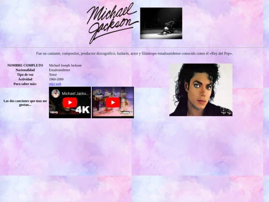 Práct12/michaeljackson screenshot