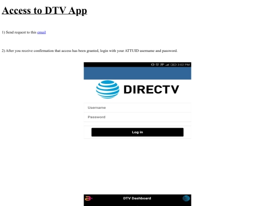 DTVDashboard/html/accessDTV screenshot