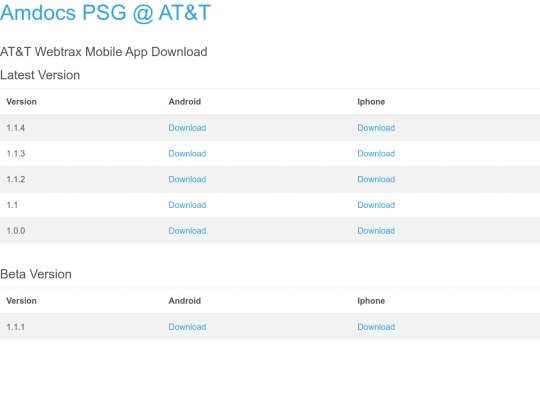 webtrax screenshot