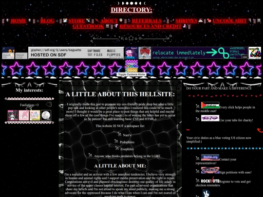 ABOUT screenshot