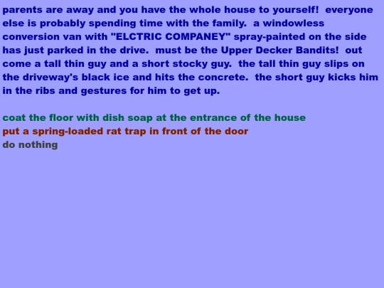 alone at home screenshot