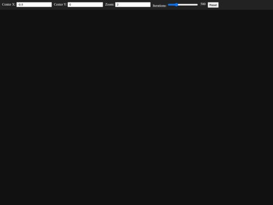 mandelbrot screenshot