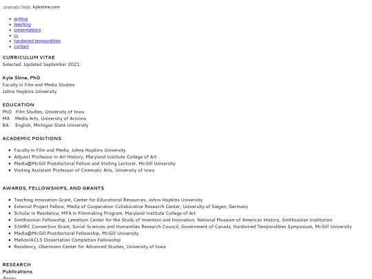 cv screenshot