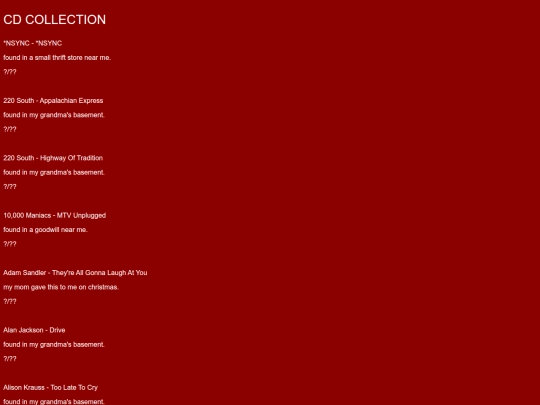 cd screenshot