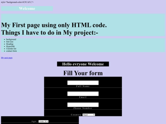 index screenshot