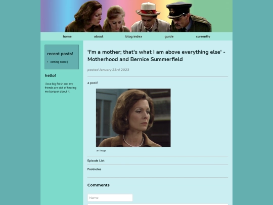 blogs/bennymother screenshot