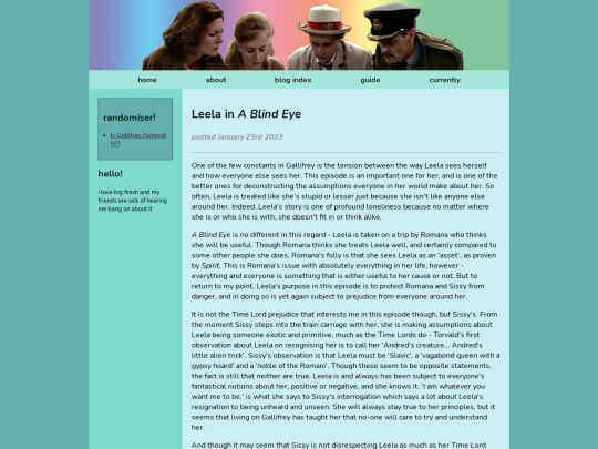 blogs/blindeye screenshot