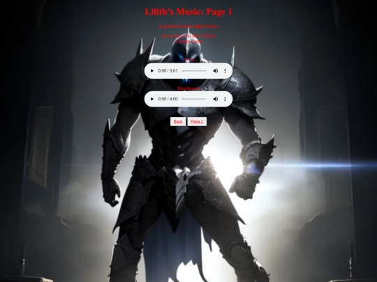 Music screenshot