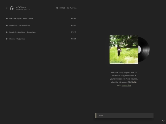 musics screenshot
