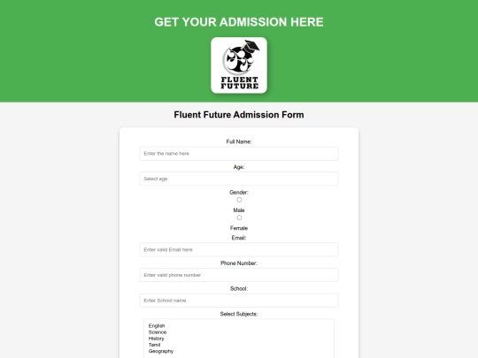 form/fluentfuture screenshot