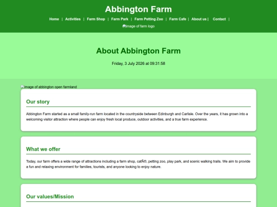 farm/about screenshot