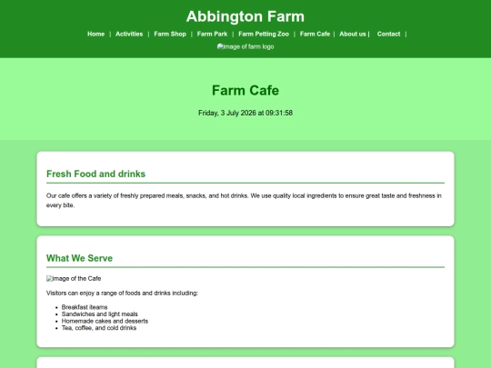 farm/cafe screenshot