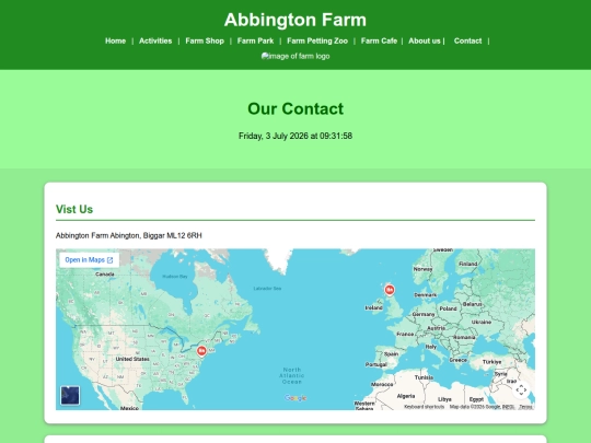 farm/contact screenshot