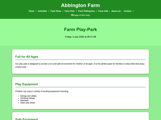farm/playpark screenshot