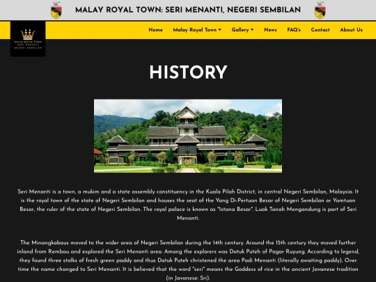 history screenshot