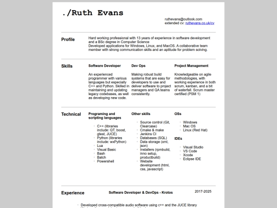 cv/cv_brief screenshot