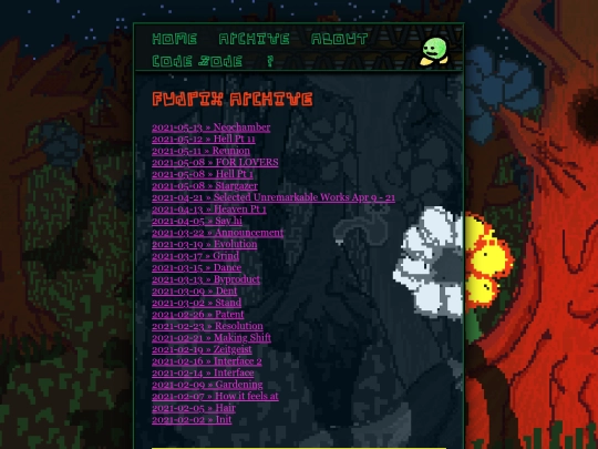 archive screenshot
