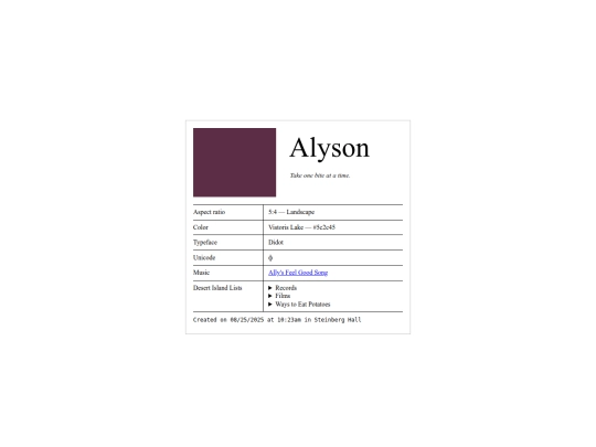 profile screenshot