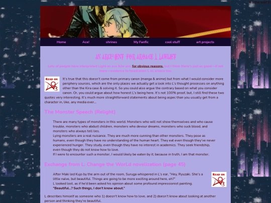 ace/llawliet screenshot
