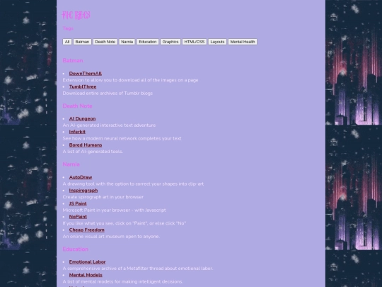 ficrecs screenshot