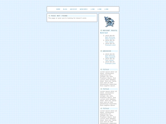 blog/not_found screenshot