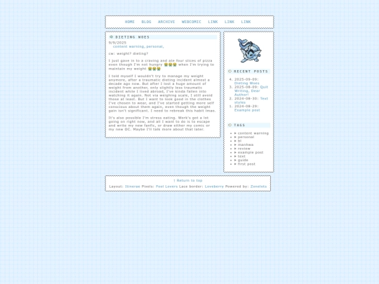 blog/posts/2025-09-09-dieting-woes screenshot