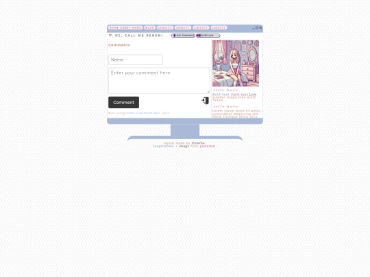 guestbook screenshot