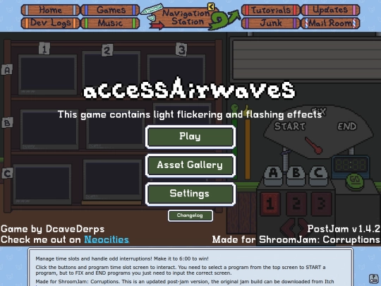 games/accessAirwaves screenshot