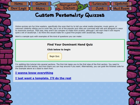 misc/tutorials/customQuizzes/customQuizOverview screenshot