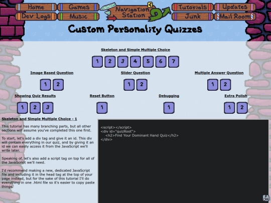 misc/tutorials/customQuizzes/customQuizTutorial screenshot