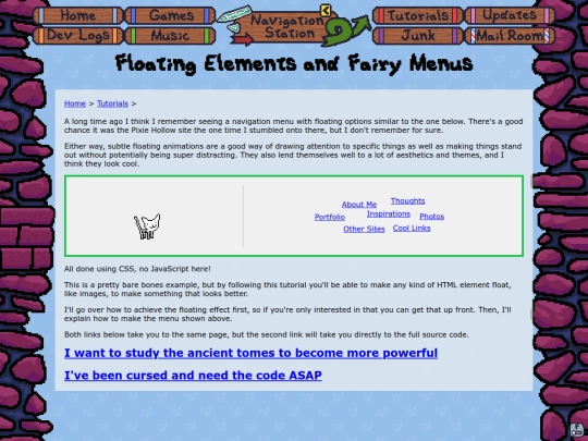 misc/tutorials/fairyMenuOverview screenshot