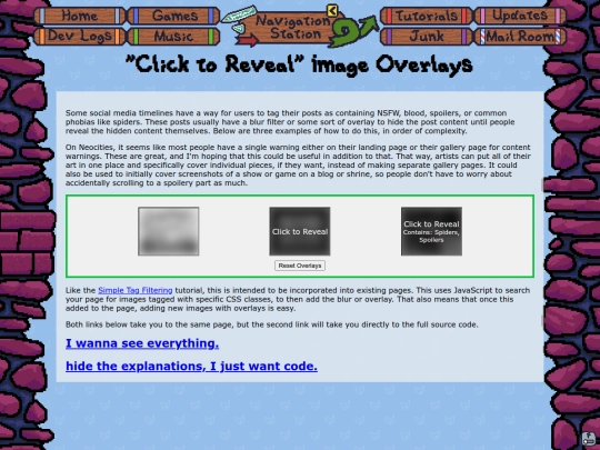 misc/tutorials/imageWarningOverlaysOverview screenshot