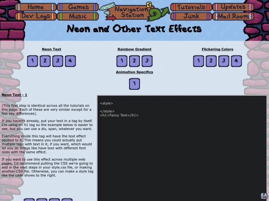 misc/tutorials/neonTextTutorial screenshot