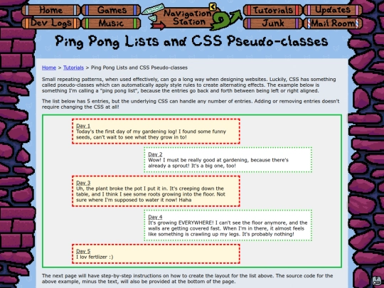 misc/tutorials/pingPongListOverview screenshot