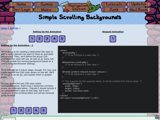 misc/tutorials/scrollingBgTutorial screenshot