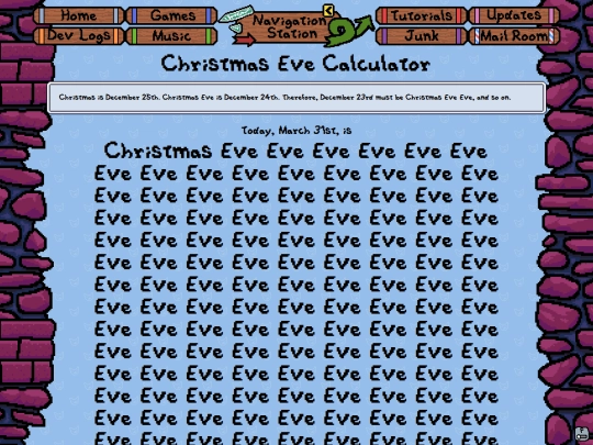 misc/xmasEveCalc screenshot