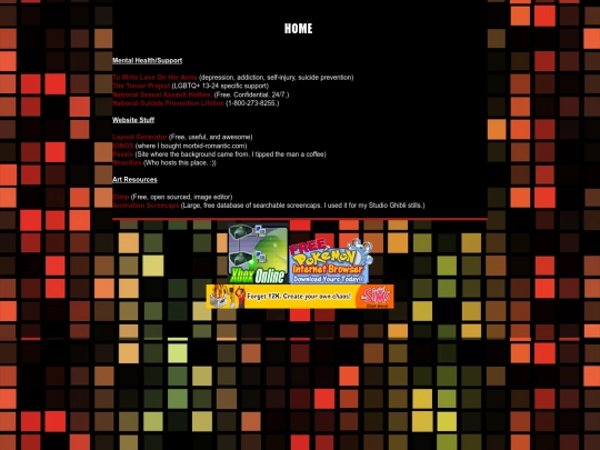 resources screenshot