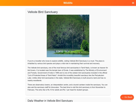 NANIULA/Eng/cat/wildlife/Vellode Bird Sanctuary screenshot