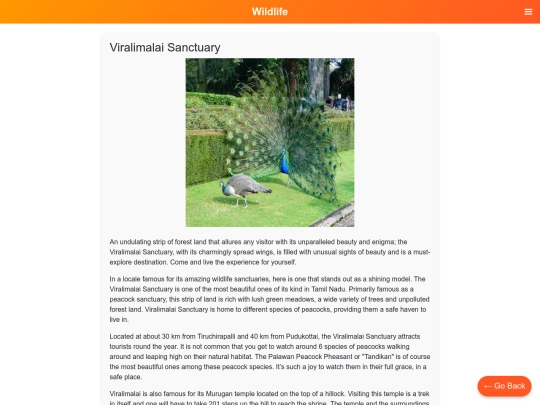 NANIULA/Eng/cat/wildlife/Viralimalai Sanctuary screenshot