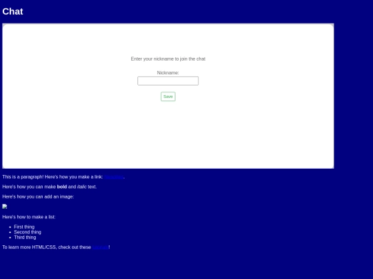chat screenshot